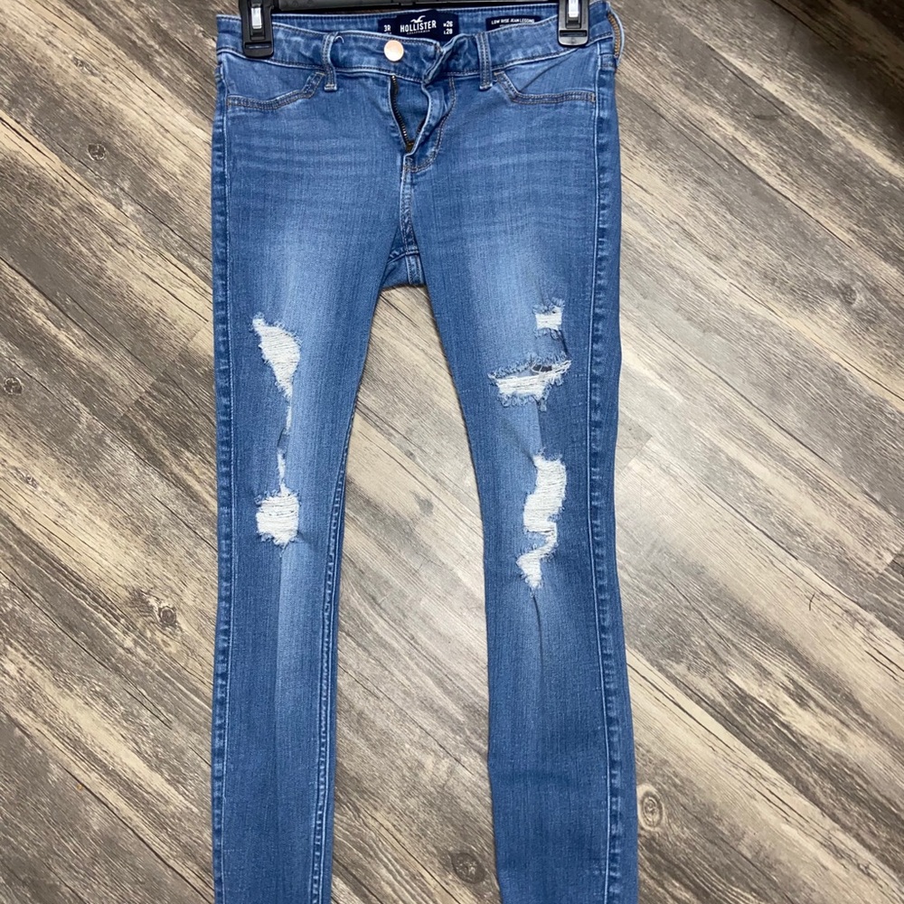 Hollister ripped jeans